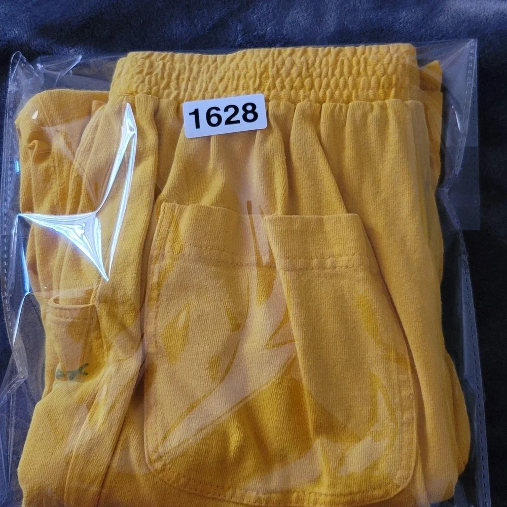 Vintage Peter Max Sweat Pants Mens Medium Yellow Neo Max Art 1980s USA